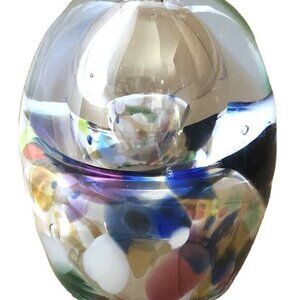 Art Glass Oil Lamp Paperweight